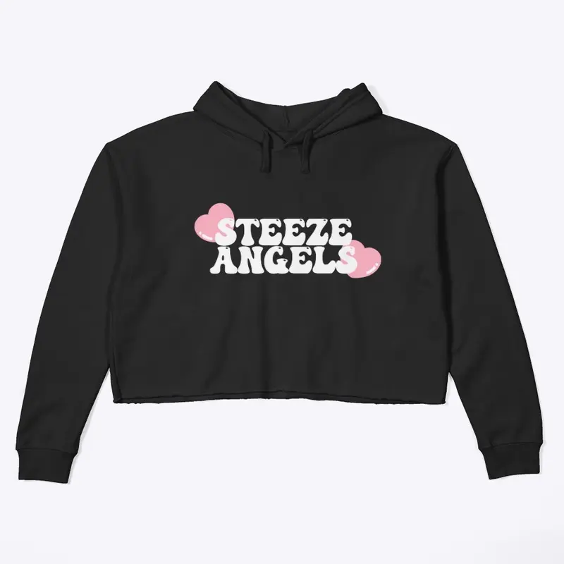 STEEZE Angels Crop Hoodie