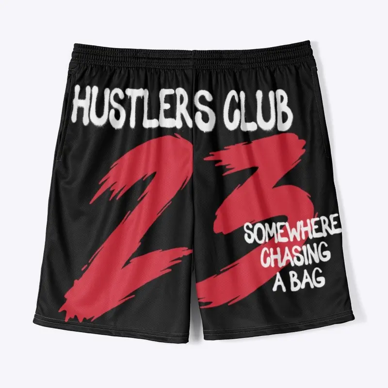 hustlers  club shorts